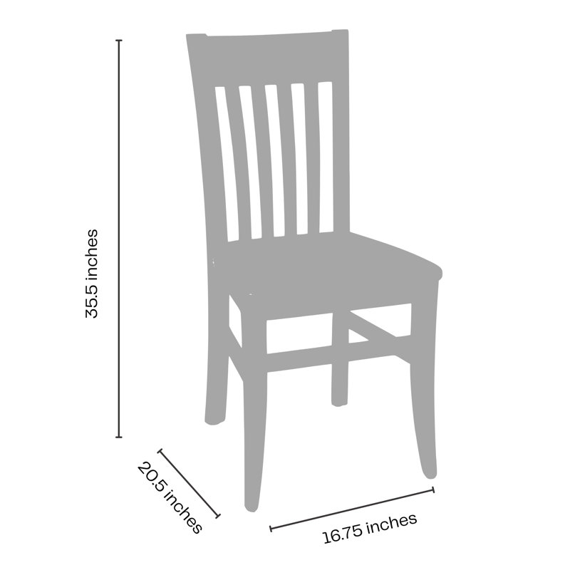 Henson Beech Solid Wood Side Chair, Natural