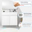 Base de meuble-lavabo 36 po blanc antique seulement