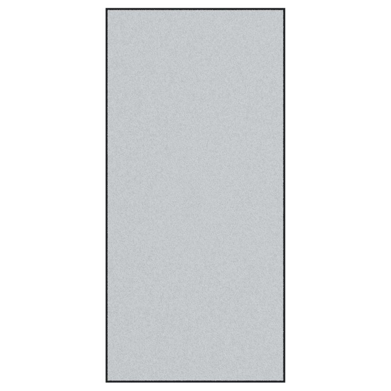 Non-Slip Indoor / Outdoor Doormat, Grey, 120 x 250 cm