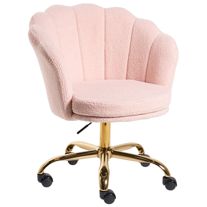 Beliani MONTICELLO Boucle Office Chair