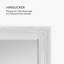 Solid Wood Rectangle Wall Mirror