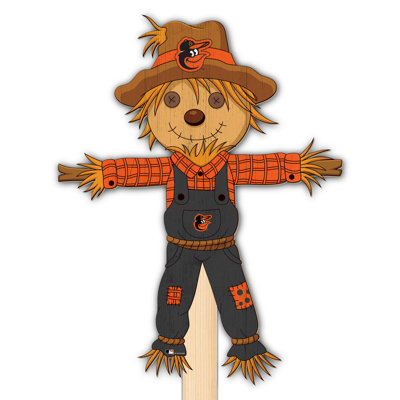 Baltimore Orioles Scarecrow Yard Stake