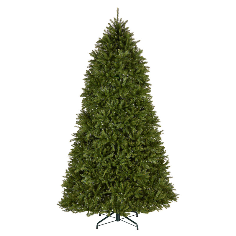Sapin de Noël artificiel vert à charnières de 10 pi avec 1500 lumières claires, 10'