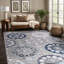 Tapis floral tissé à la machine-767062934