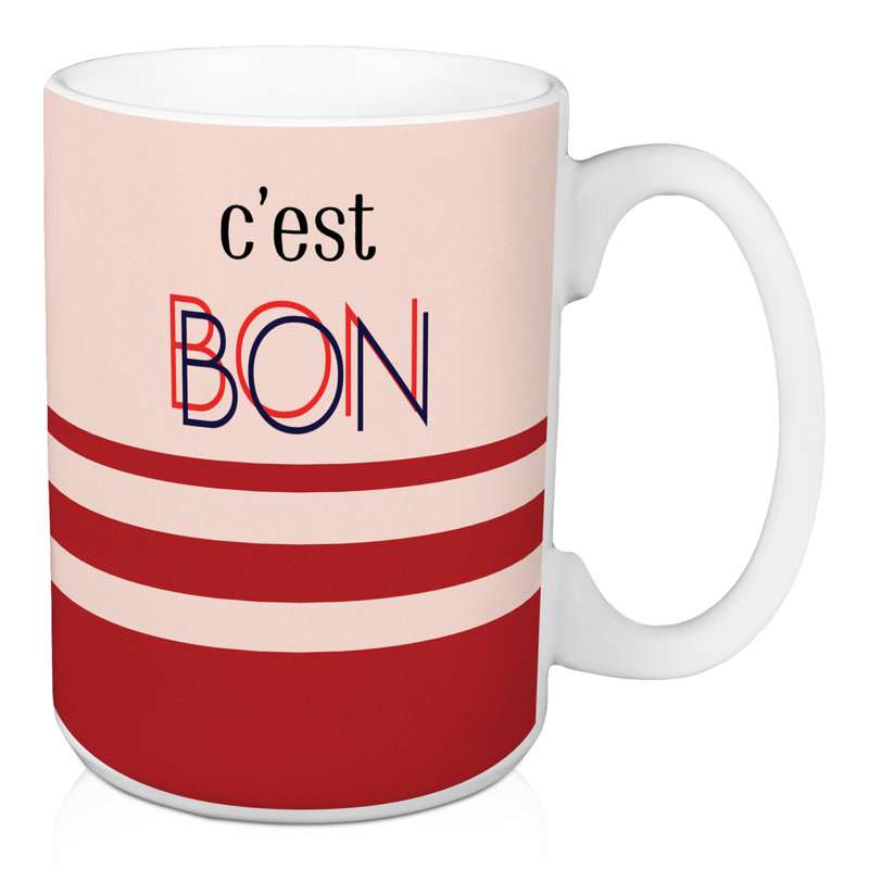 Ceramic Coffee Mug, Pink
