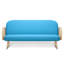 Housse pour canapé-lit réversible en tissu de polyester réversible avec fermeture à glissière 3 côtés-87758522-96484511
