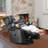 Power Lift Massage Recliner Chairs With Heat, Large Shell Velvet Chair Recliners