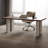 Nut-brown+Beige Rectangular Manufactured Wood desk-2059656875
