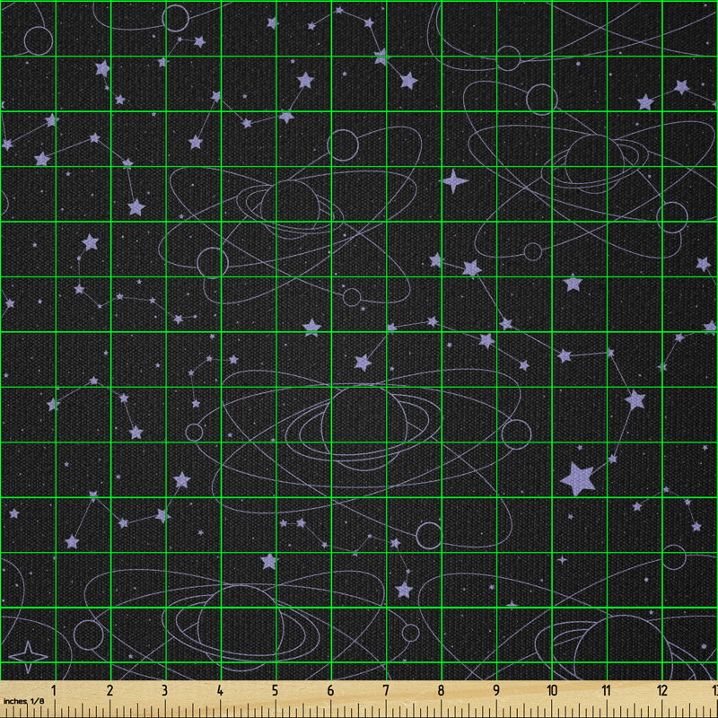 Cianny Space Star Clusters Constellation Satellites Stars Illustration Multi-Purpose Fabric