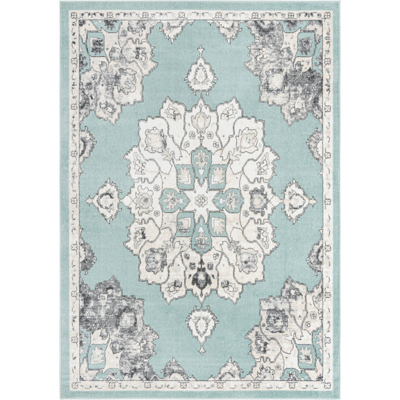 Troayurgh Oriental Indoor Rug, Rectangle 7' x 10'