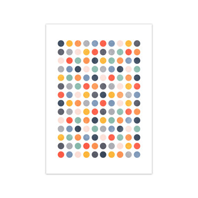 Scandinavian Dots Artwork Original - Print