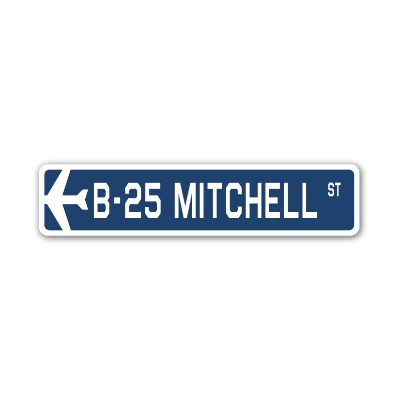 Plaque de rue Arambula B-25, H 6 po x l 24 po x P 1 po