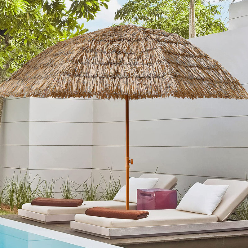 Parasol polyvalent pour patio et chaume Tiki