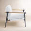 Fauteuil en polyester 32,25 po de largeur-1319626867