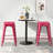 Stackable Metal Bar Stools Set of 2, Counter Height Bar Stools 24 Inches Industrial Bar Chairs Patio Stool, Backless Stool Indoor Outdoor Classroom Kitchen Stools Bar Chairs-18608719