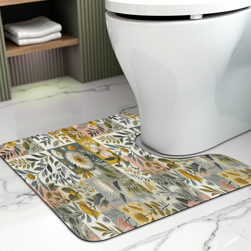 Tapis de salle de bain Floral Art