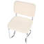 49cm H Boucle Upholstered Cantilever Chair in Beige