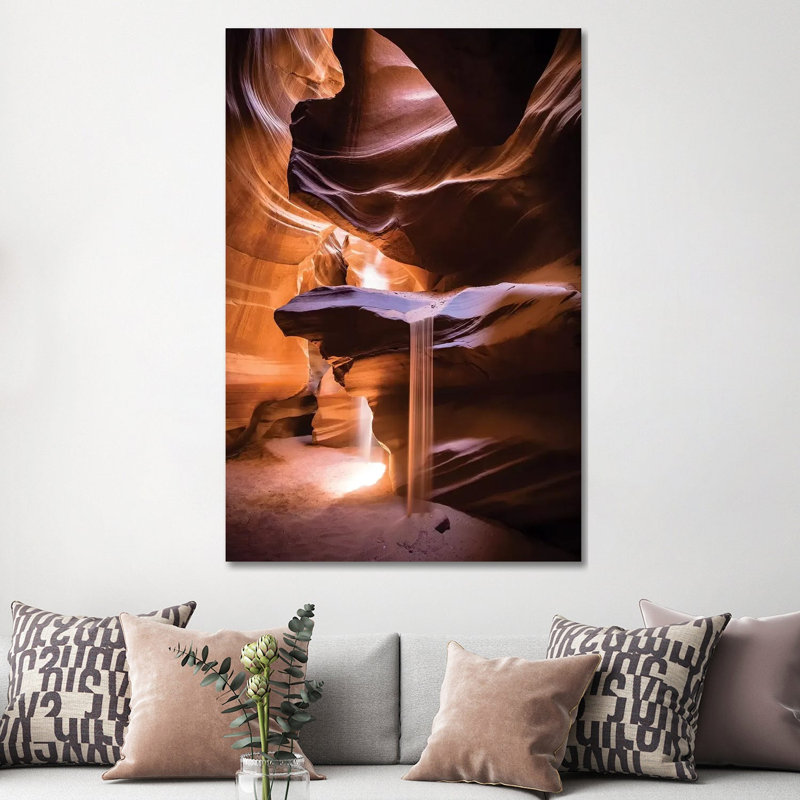 Sand Fall by Walde Jansky - Print on Canvas, Wrapped Canvas, 152.4cm H x 101.6cm W x 3.81cm D