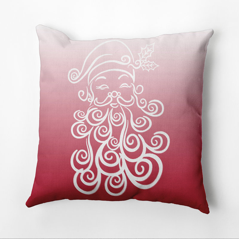Housse de coussin carré et insert, 18 po x 18 po, Rouge pâle
