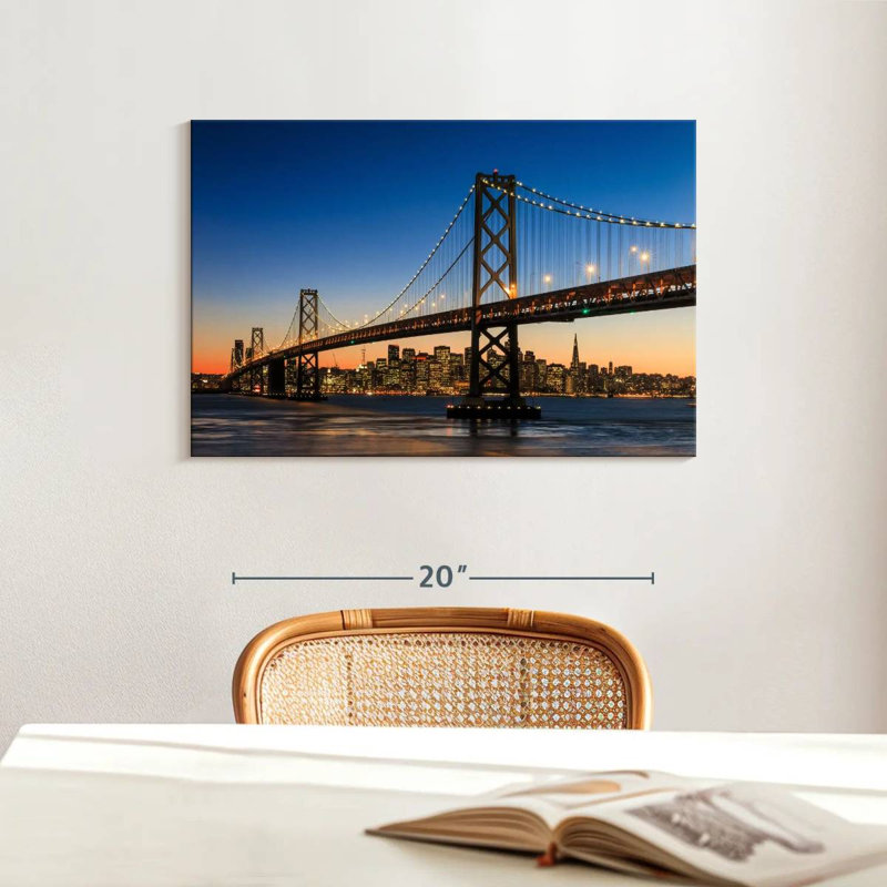Lilie SF Bay Bridge Blue Hour