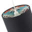 18cm H Fabric Drum Lamp Shade ( No Direct Attachment Method ) in Black