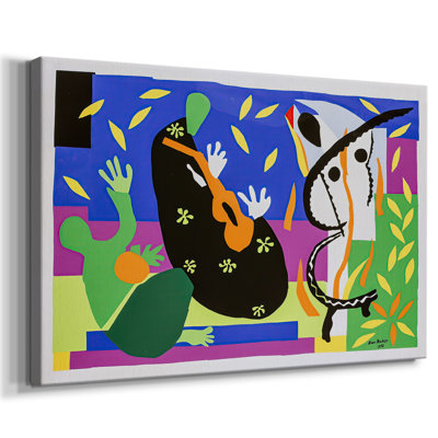 Les tristesse du roi (Henri Trisse), toile tendue par Henri Matisse, 1952
