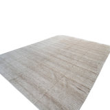 Solid Wool Silk Blend Rug - 10' x 14'