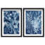 Blue Folliage Set Shadowbox Floral & Botanical Print by Oliver Gal, Black Frame, 10 x 15-1558418008-1558418014