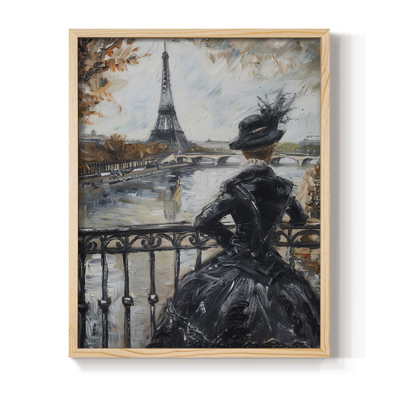 Série encadrée WOMEN DCxxi - bois massif, Naturel, H 11 po x l 9 po
