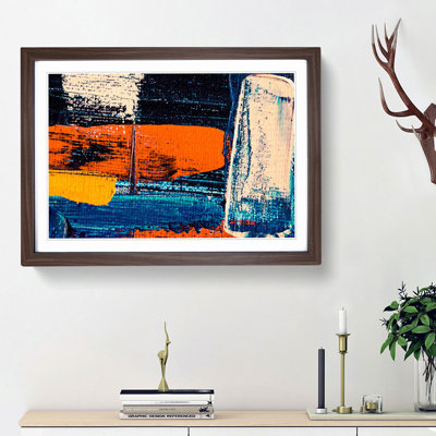 Abstract Art Painting Vol.294 by S.Johnson - Framed Print