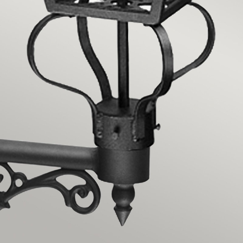 Stilton Black 114.5cm H Outdoor Wall Lantern