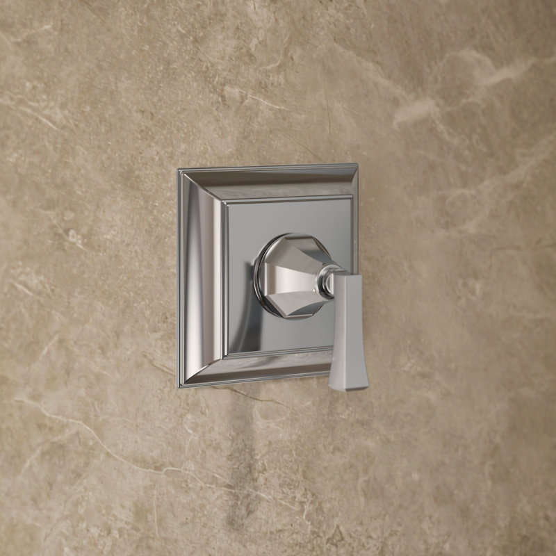 Ensemble de garniture de douche Stately Rite-Temp, Chrome poli