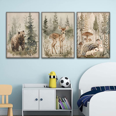 3 Piece Wrapped Canvas Set