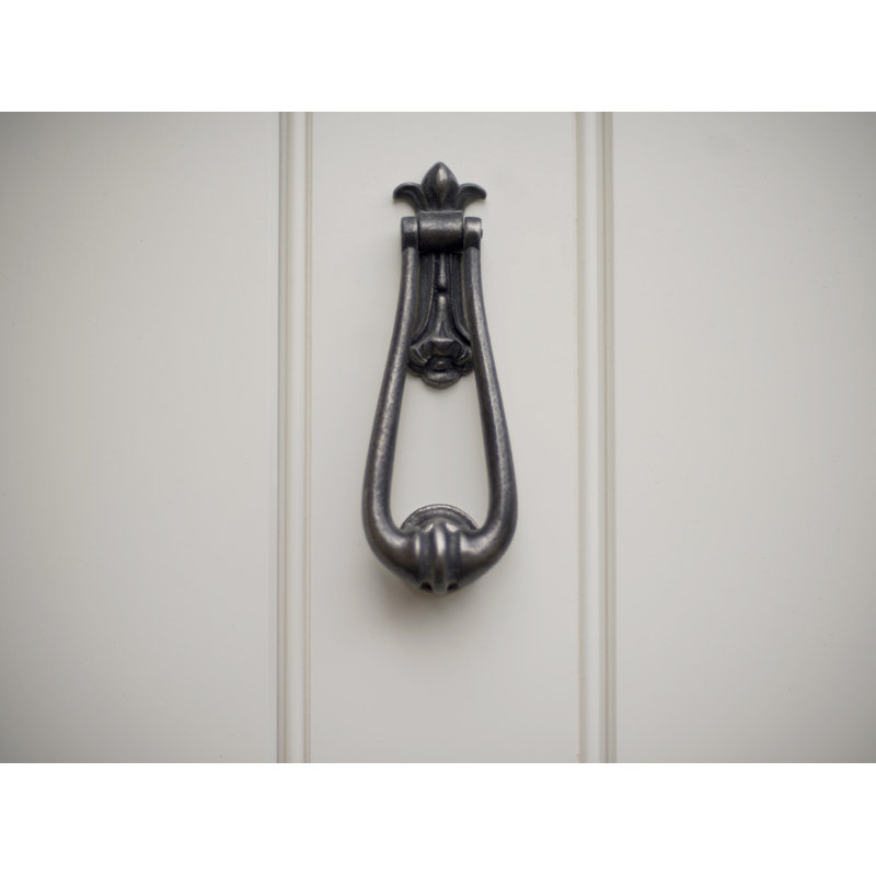 Loop Door Knocker, Antique Pewter