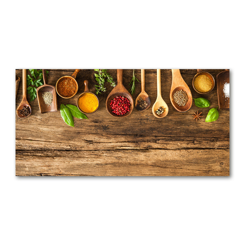 Spices of Wood 1 Piece Wrapped Canvas Wall Art