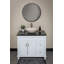 Lavabo de salle de bain vasque circulaire en pierre Travertine