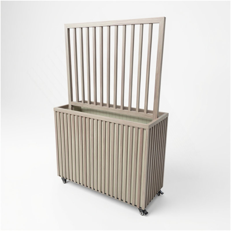 Jardinière Grove Divider - gris-brun, Brun cendré