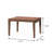 94.40" W Dining Table, Walnut