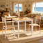 Ensemble de table et de conversation pour appartement, ensemble de table de cuisine et de chaise, ensemble de mobilier de table à manger 3 pièces (seulement 1 table et 2 chaises)