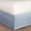 Édredon 8 pièces en coton bleu grand - style Shabby Chic avec accent floral, intérieur, comprend 1 édredon, 2 taies décoratives européennes, 3 coussins décoratifs, jupe de lit, composants de literie lavables à la machine-131530800-131530797