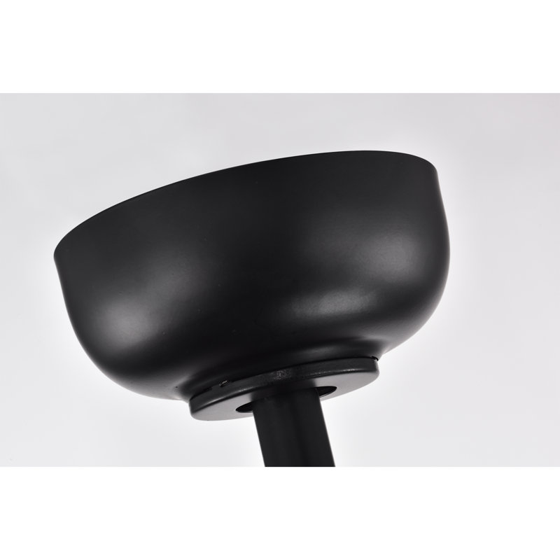 Donaldson 52'' Ceiling Fan with Light Kit, Matte Black