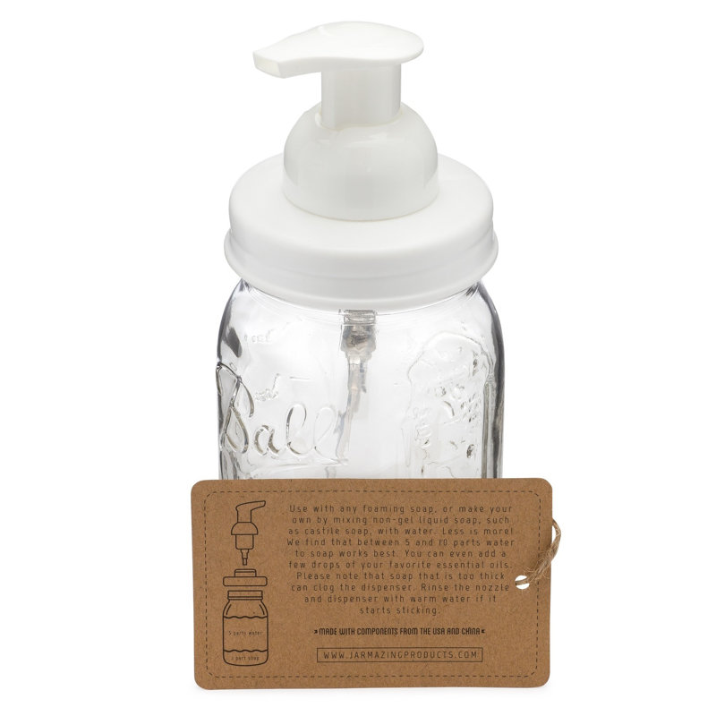 Distributeur de savon Mason, Blanc