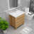 Fuiloro 29.5'' Single Bathroom Vanity with Acrylic Top-1037403110