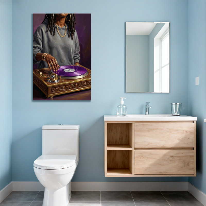 Vinyle mauve Fashion, H 30 po x l 20 po
