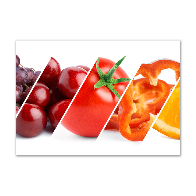 Fruits And Vegetables - Wrapped Canvas Print