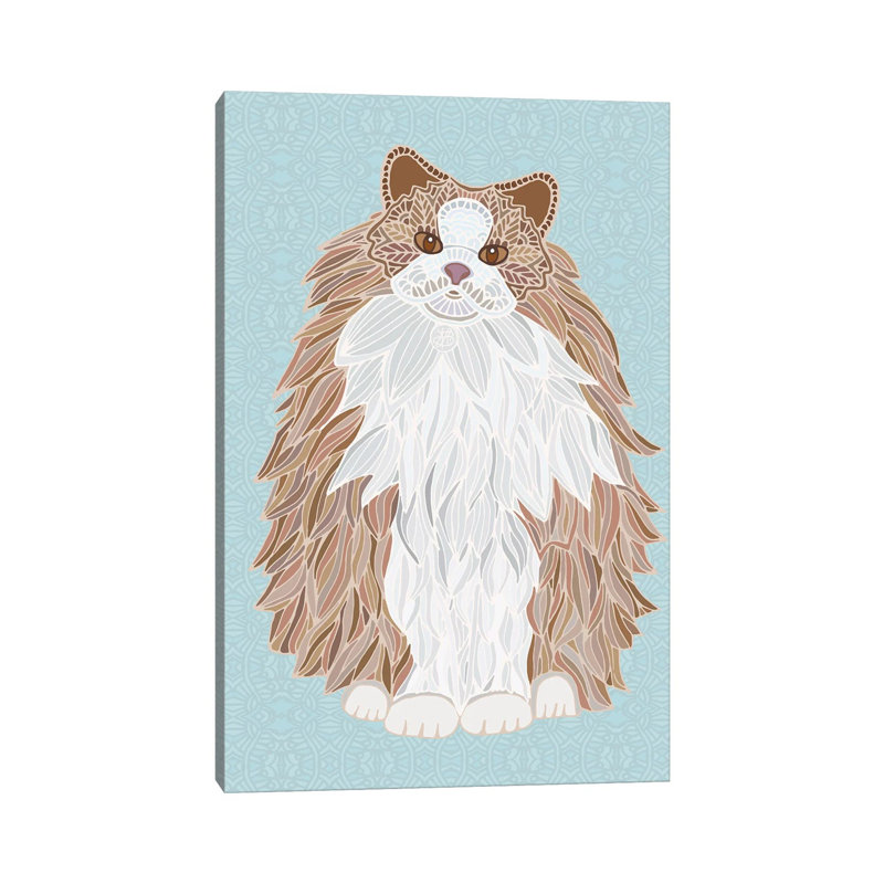 Orange Ragdoll by Angelika Parker - Wrapped Canvas Print, 66.04 cm H x 45.72 cm W