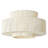 Ashli 3-Light Boho Dimmable Tiered Drum  Flush Mount Ceiling Light