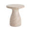 Table d'appoint en béton léger d'extérieur / d'intérieur Travertine
