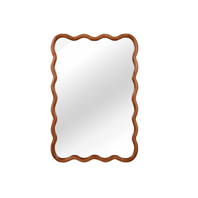 Rectangle Solid Wood Frame Decorative Mirror
