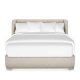Tansy Solid Wood Wingback Bed